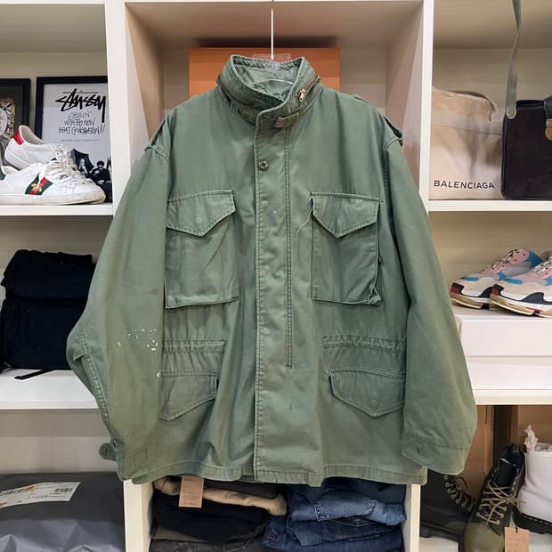 알파인더스트리 카키 M-65 필드 자켓 L