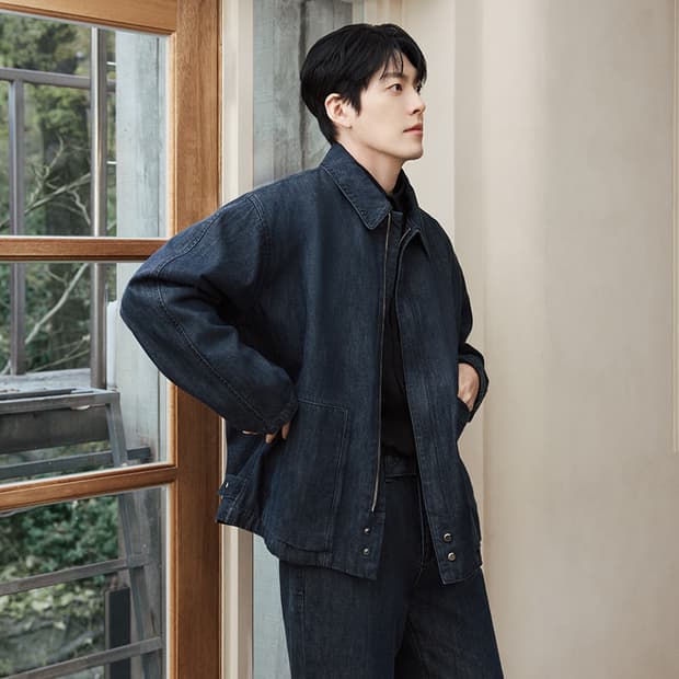 김우빈 모델) 26ss 파렌하이트 데님 자켓 L (100)