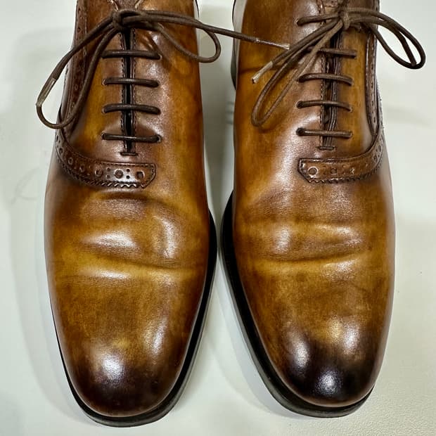 벨루티 알레산드로 레더 브라운 슈즈 270