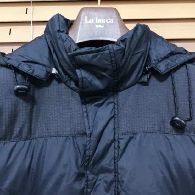 타미힐피거 블랙미디 다운패딩점퍼 L사이즈