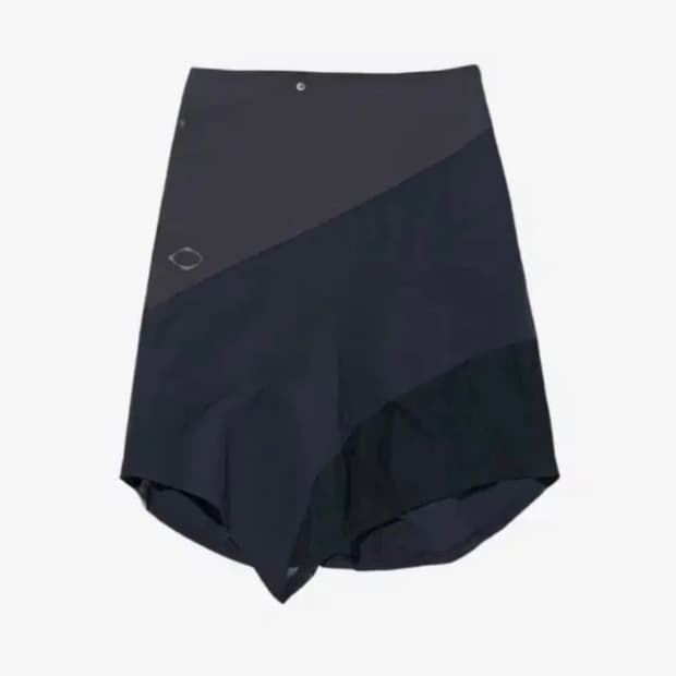 미스치프 어시메트릭 스커트 차콜 M