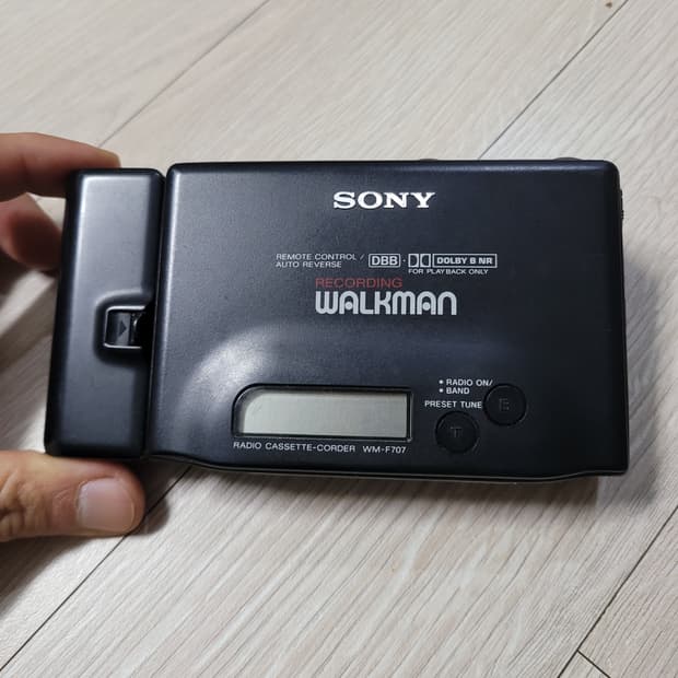 소니 워크맨 WM-F707 카세트 플레이어 부품용