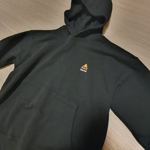 배럴 후드 블랙 M