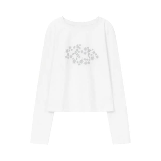 미세키서울 미드나잇 스타 롱슬리브 화이트