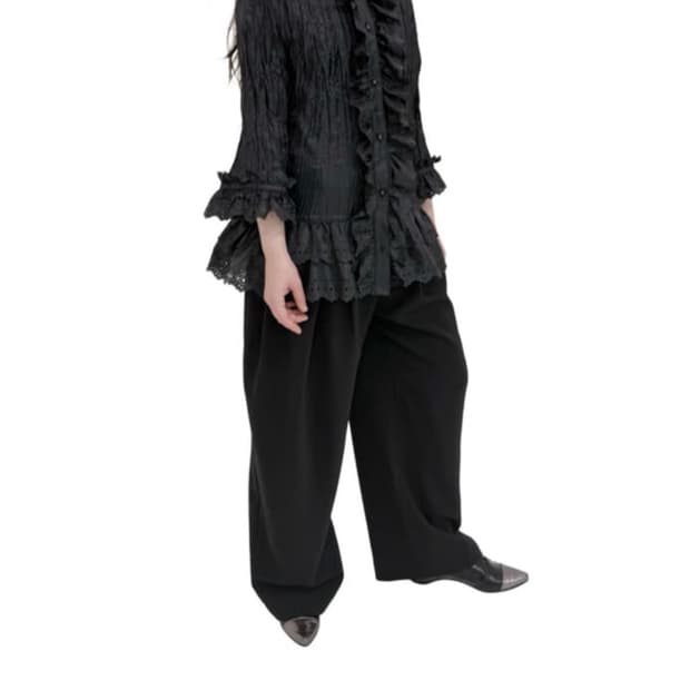 에옹쓰 블라우스 차콜