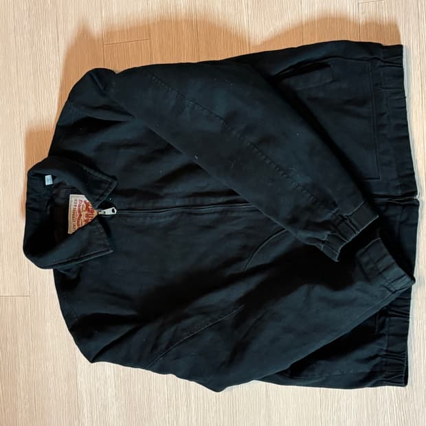 리바이스 블랙 블루종 자켓 L