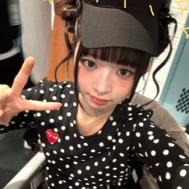 급처)꼼데가르송 도트 땡땡이 긴팔티셔츠 s 코이세이오 미스치프 쓰리타임즈