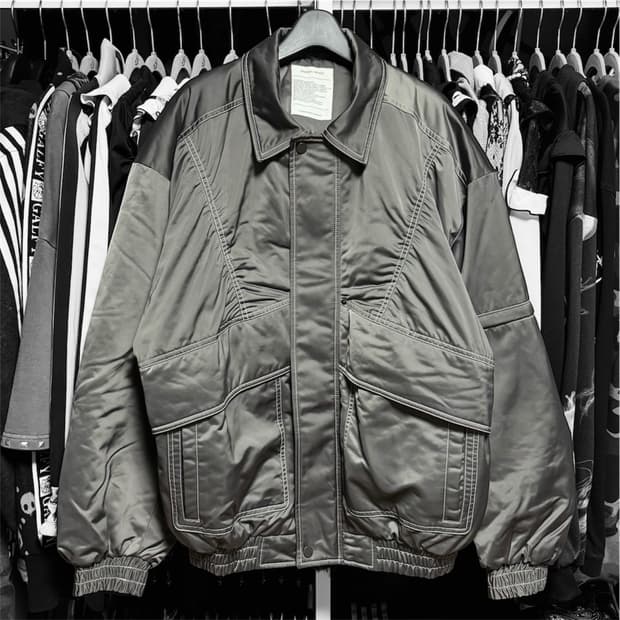 maison mined bomber jacket