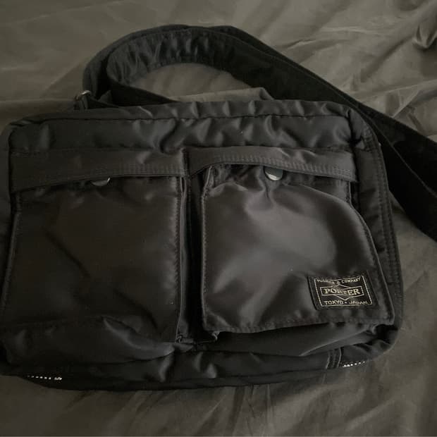 요시다포터 탱커 숄더백 블랙 S