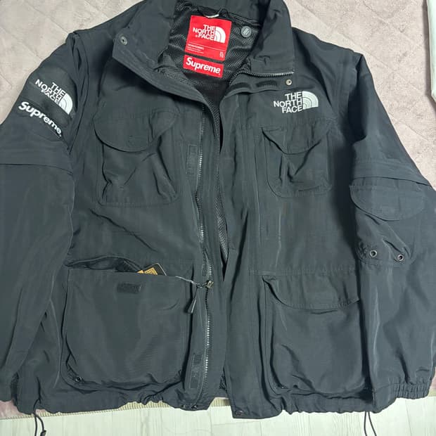 슈프림 노스페이스 트레킹 컨버터블 자켓 블랙 22SS XL