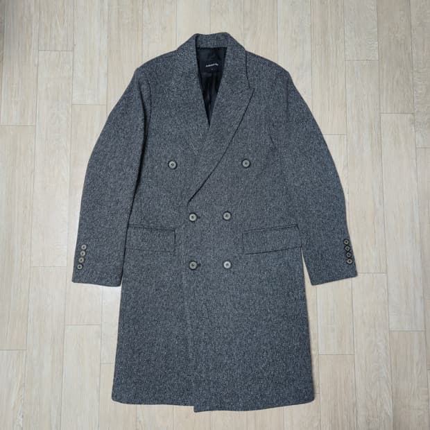 앤더슨벨 울혼방 더블 코트