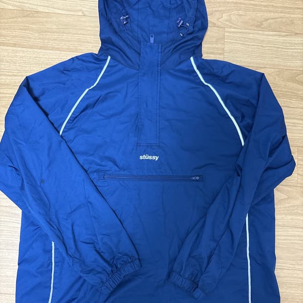 (L) 스투시 3M Piping pullover (아노락)