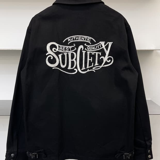 Subciety 체인 스티치 워크 자켓
