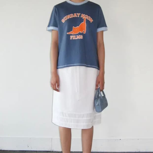 시눈 SUNDAYNOON CAT T-SHIRTS 