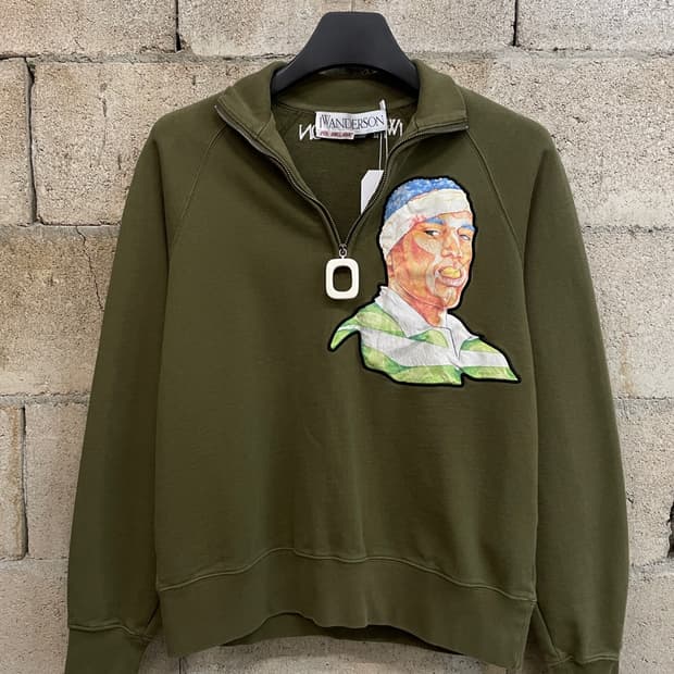 JW 앤더슨 폴 안글라다  반집업 맨투맨 