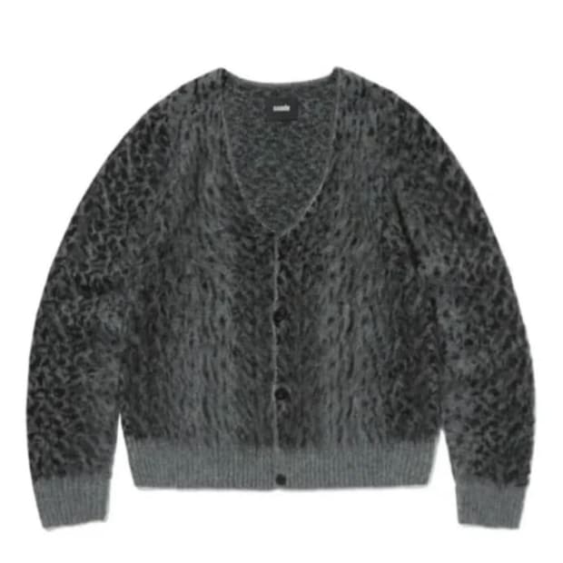 스웨이드 레오파드 가디건