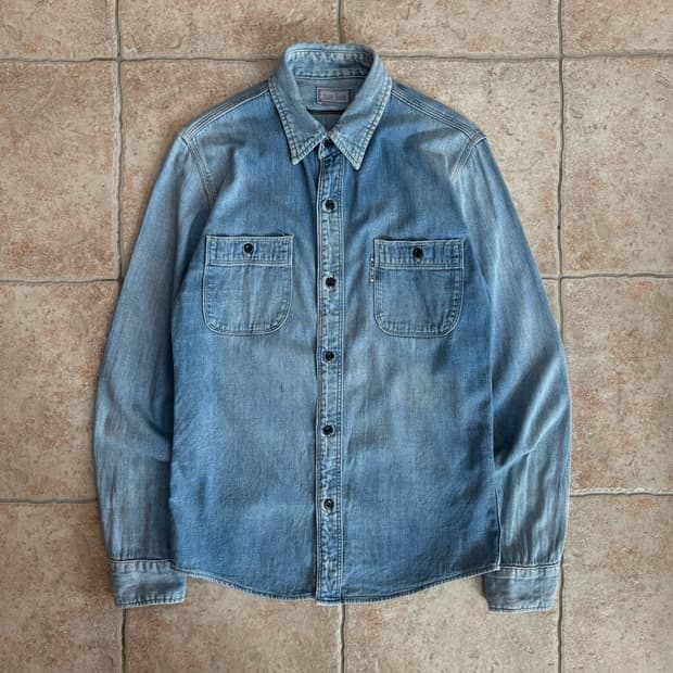 [2] Blue blue Japan denim shirt