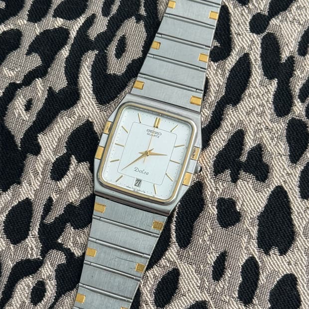 80s 빈티지 세이코 돌체 쿼츠 희귀