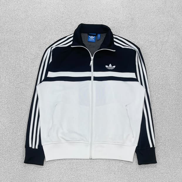 아디다스 파이어버드 트랙탑 져지 화이트 블랙