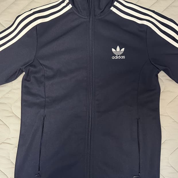 Adidas navy firebird slim fit jersey
