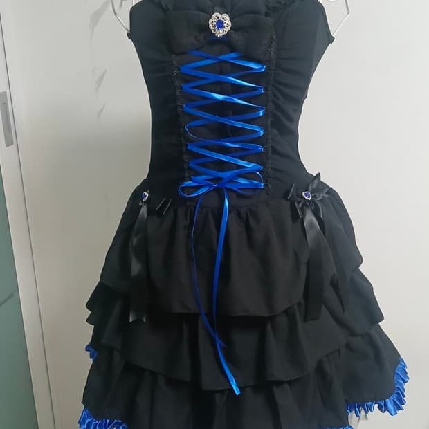 빈티지 고스로리 점퍼 jk 스커트 로리타