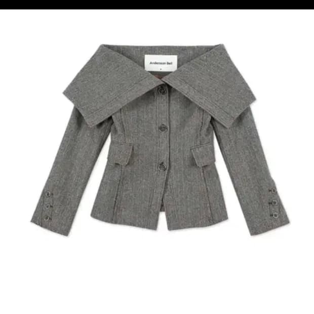 지젤 착용 앤더슨벨  오픈숄더 자켓 희귀매물