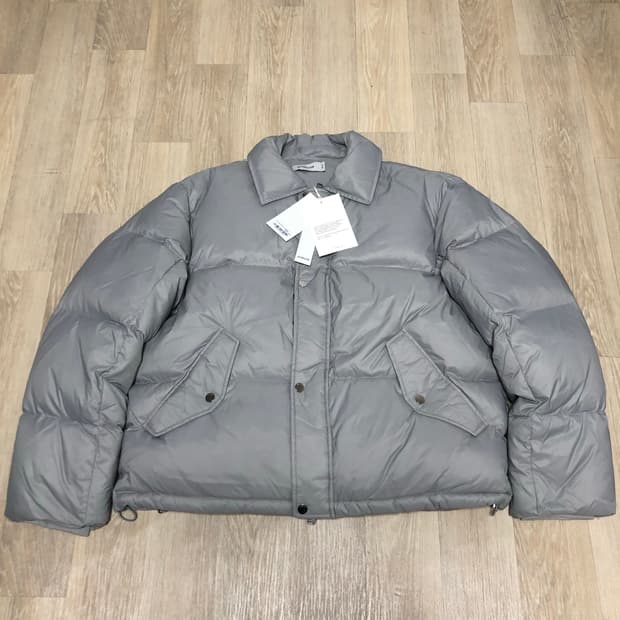 (XL) 새상품 키뮤어 KIIMUIR 덕 다운 카라 숏 다운 점퍼 패딩