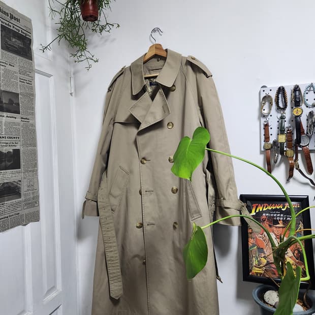 90s 브룩스 브라더스 트렌치 코트 풀 세트(USAmade)
