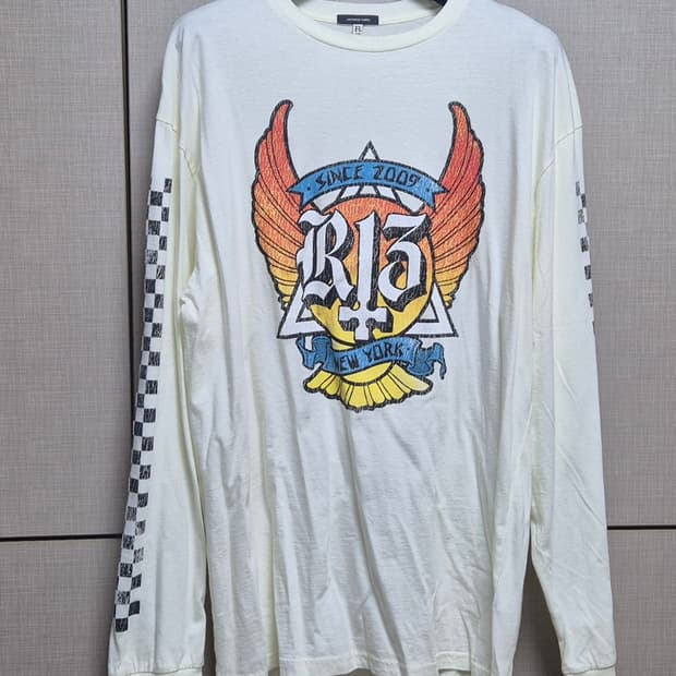 R13 긴팔 티셔츠