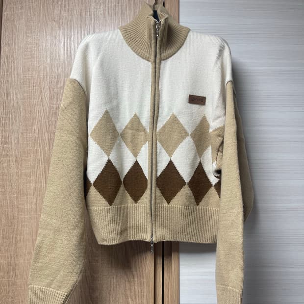 GLOWNY 니트 집업