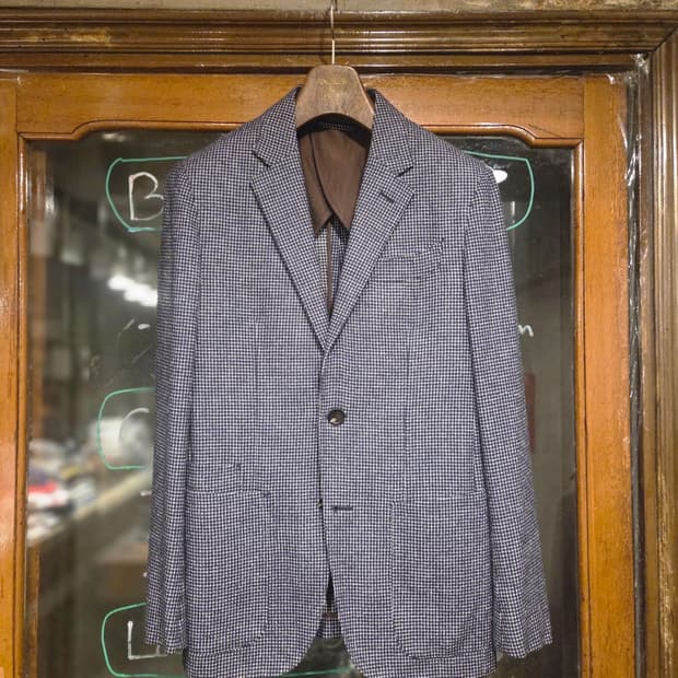 에르메네질도 제냐 트위드자켓