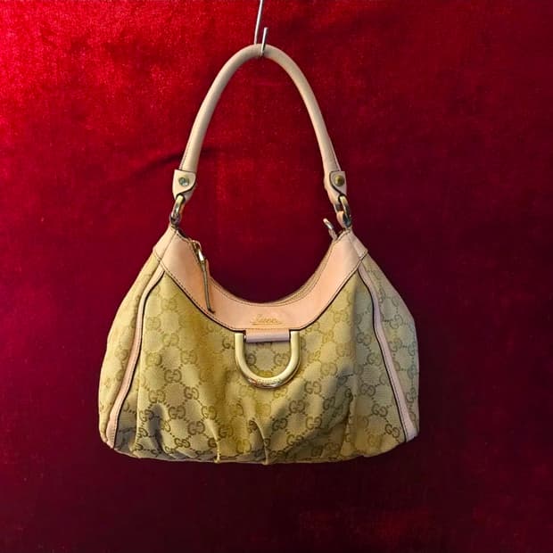 구찌(GUCCI) 핑크 자카드 미니 호보백 25 x 20 x 9 size