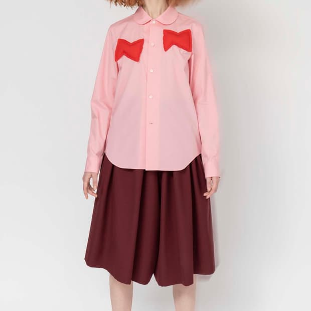 Gathered Structure Skirt Pants