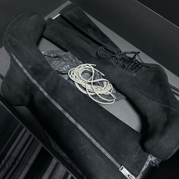 Rick owens MANGA WEDGE BOOT