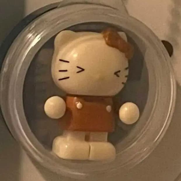 2002 고전키티 레고 피규어 가챠 가차 키링