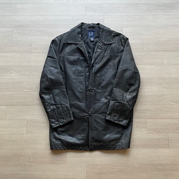 90s 올드갭 레더 카코트 gap carcoat