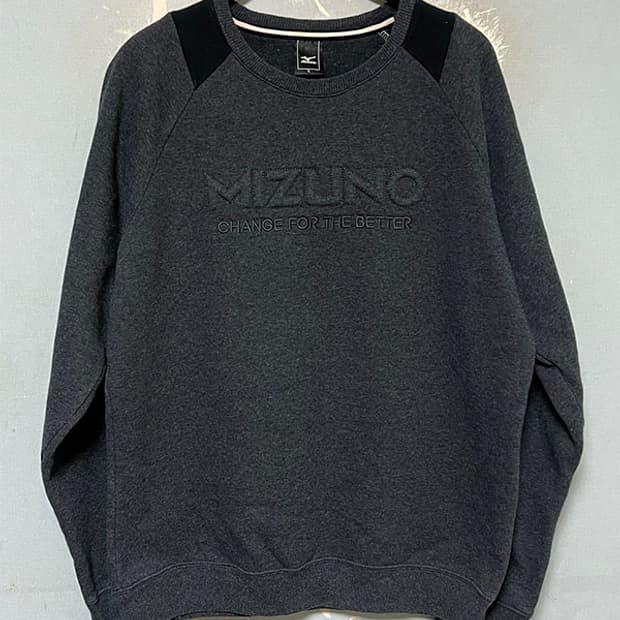 미즈노 남자 맨투맨 기모 캐주얼 겨울 L 100