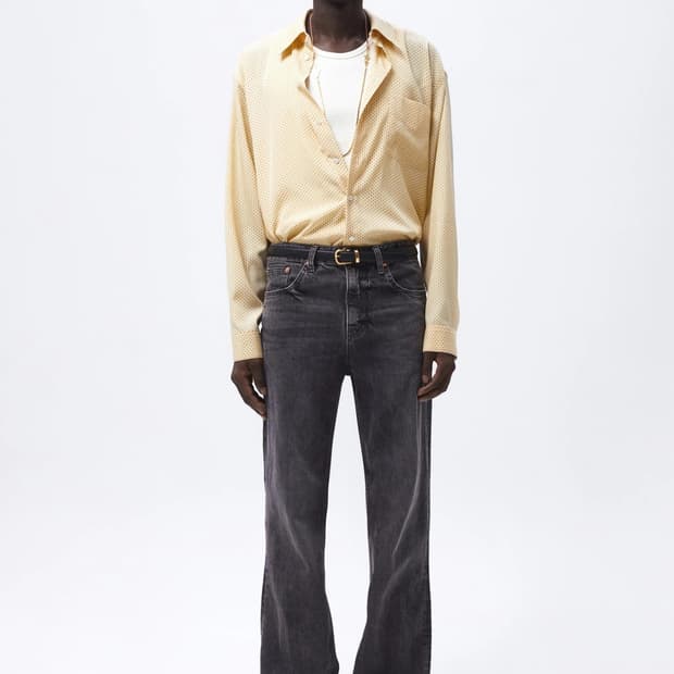 [2] 타일레 워시드 부츠컷 데님팬츠 올드 블랙