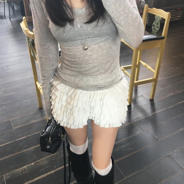 아워캐비넷 스커트팬츠 (새상품)