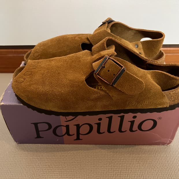 무료배송 - 2회착용 버켄스탁 파필리오 비엔나(샌드) 한정판 265