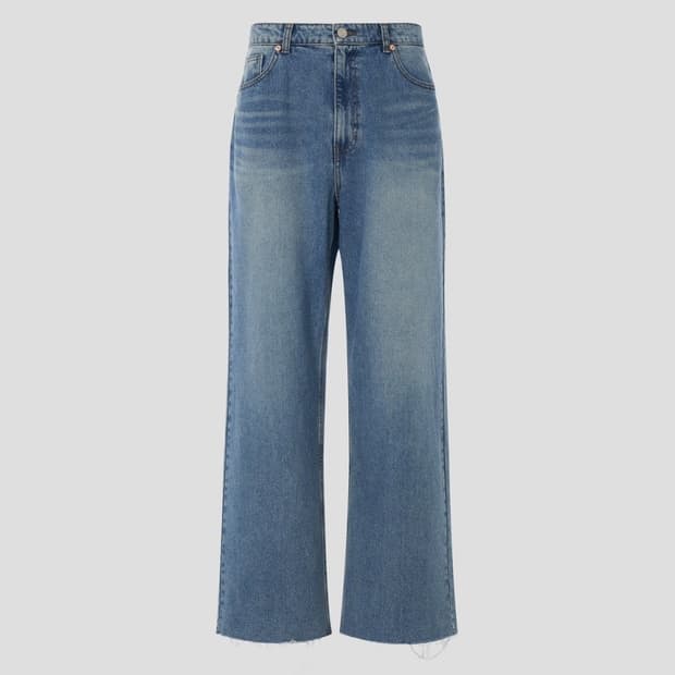 렉토 로우라이즈 데님 미드블루 S