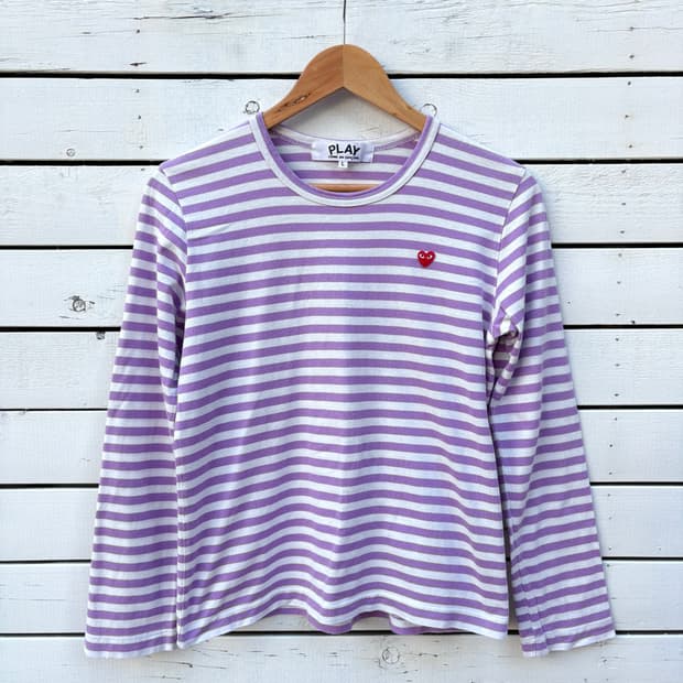 Comme des Garcons 꼼데가르송 스트라이프 롱슬리브 티셔츠