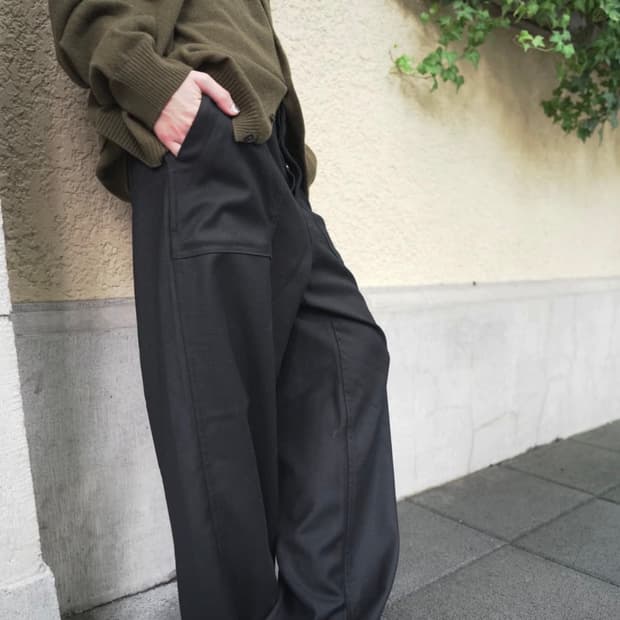 A.ta 울 퍼티그 팬츠 M