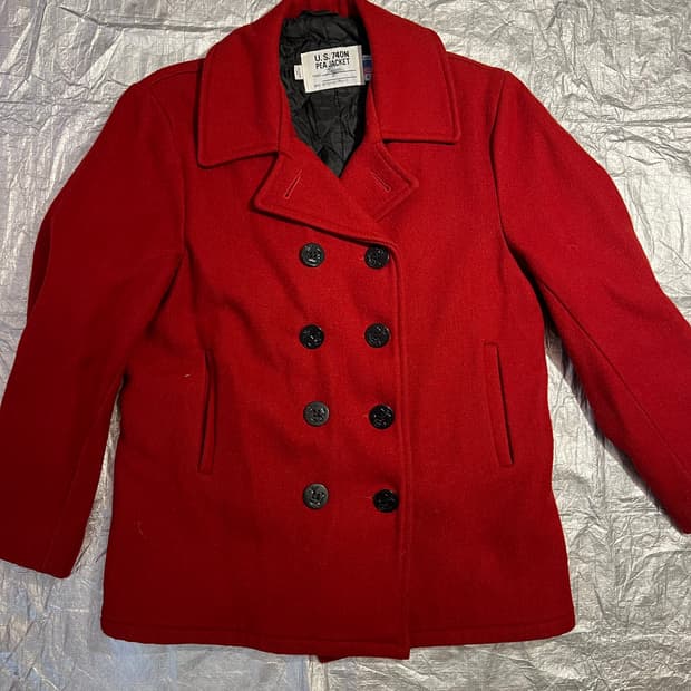 Schott 레드 피코트 42