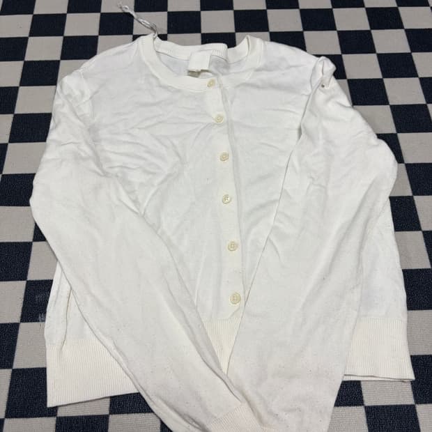 H&M 아이보리 가디건 M