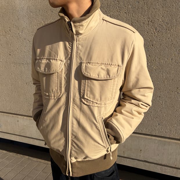 00s armani jeans flight bomber