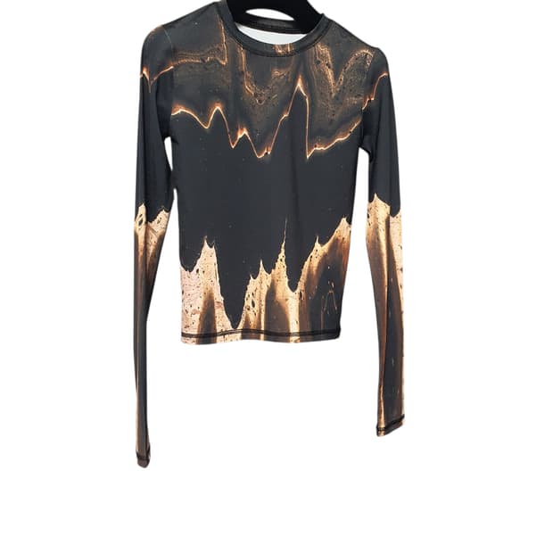 유즈 신축성 피트되는 긴팔티셔츠 사이즈 free or   xs~s 