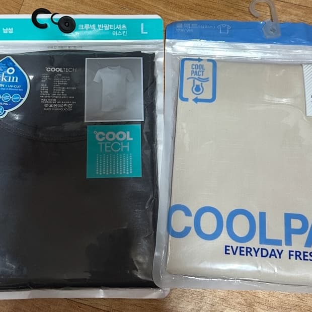스파오 쿨텍스 U넥, 쿨택트 심리스 V넥 L사이즈 새제품