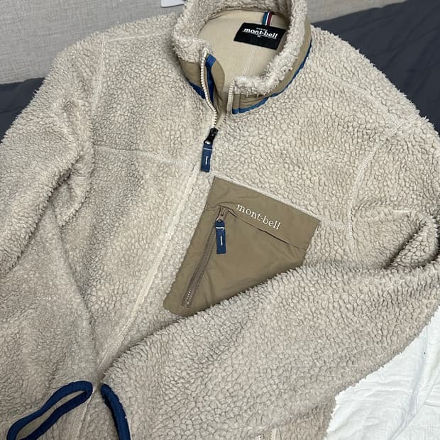 몽벨 양털 후리스 뽀글이 플리스 미디움 