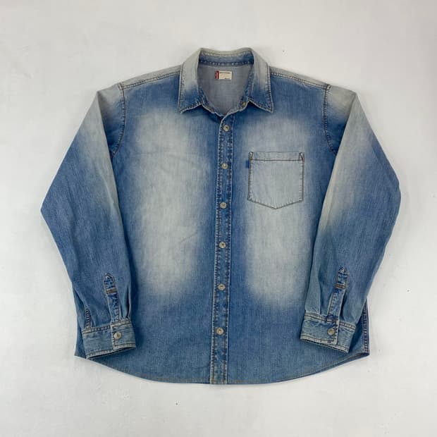 리바이스 포켓 워싱 웨스턴 셔츠 자켓 (105)